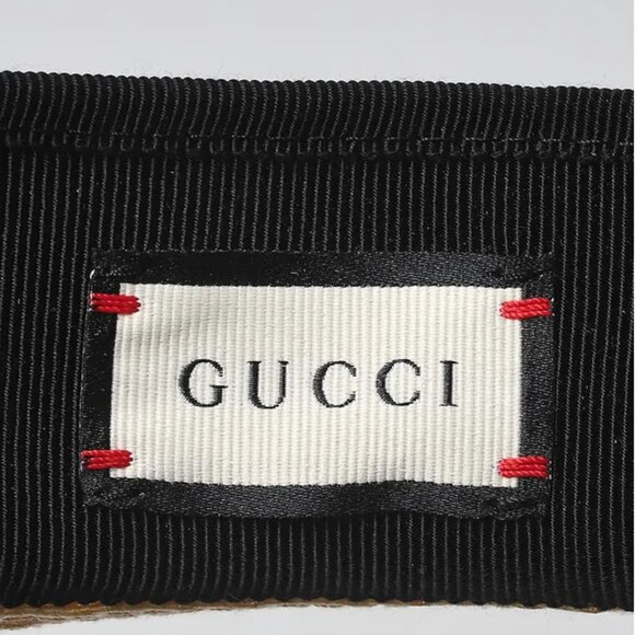 Gucci 'L'amour Du Soir' Wide Brim Straw Sun Visor - Picture 11 of 11